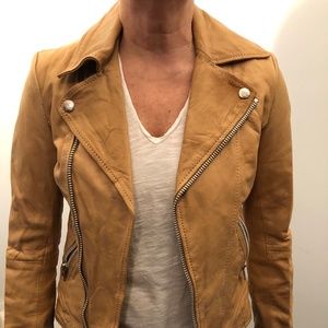 Vintage Leather Biker Jacket